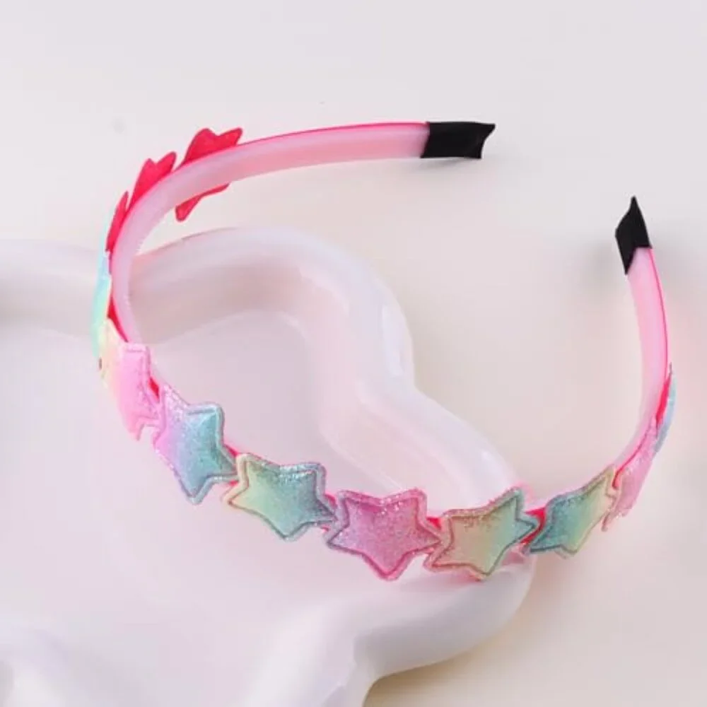 16 Pack Glitter Headbands Hair Clips for Toddler Girls Sparkle Accessories